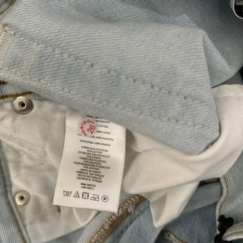 NWT Re/Done 90's High‎ Rise Loose Bleach Destroy 188-3WHRL Distressed size 29